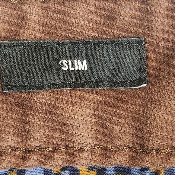 Bonobos Slim Fit Corduroy Pants Mens 31x30 Brown Mahogany 5-Pocket Trousers - Picture 8 of 10